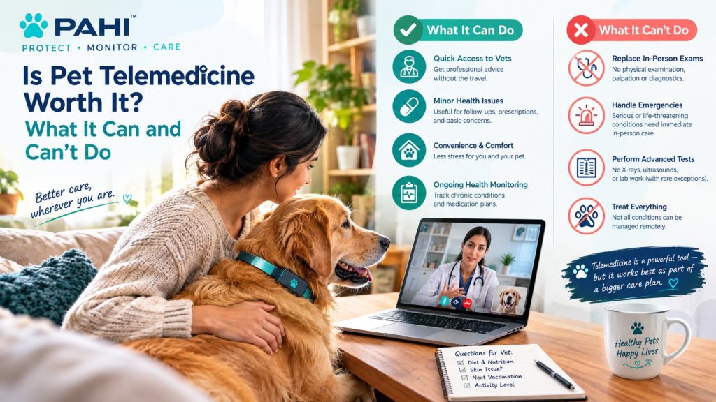 Is Pet Telemedicine Worth It infographic - PAHI by Animalystix