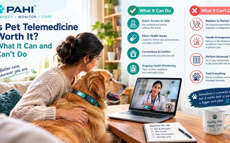Is Pet Telemedicine Worth It infographic - PAHI by Animalystix